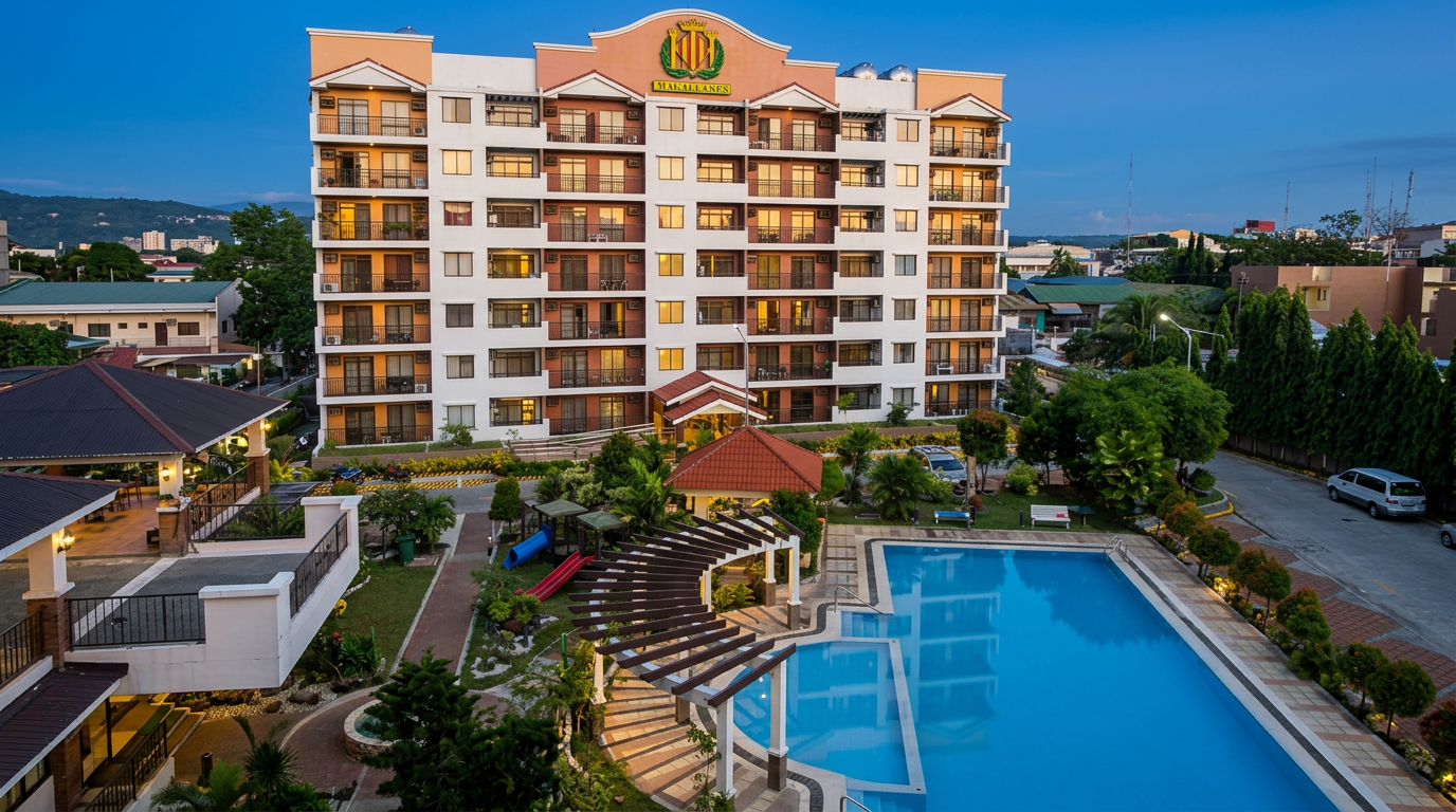 Magallanes Residences exterior with pool